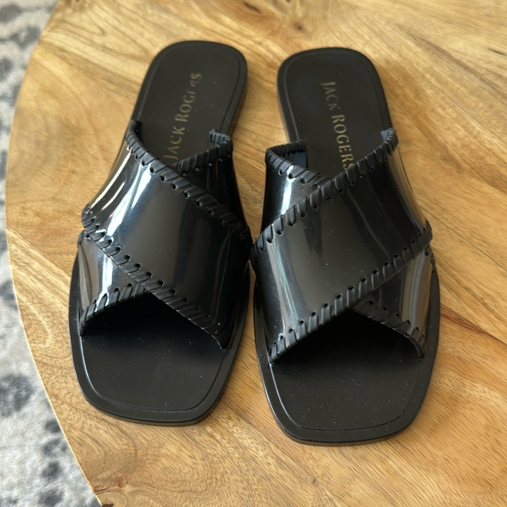 Jack Rogers' Sloane X-Band jelly sandal - size 8